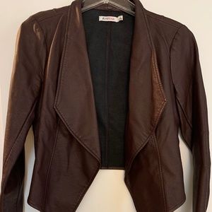 Justfab pleather jacket